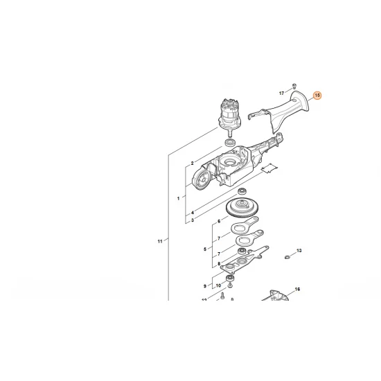 STIHL  Okładzina uchwytu 4859 791 0600